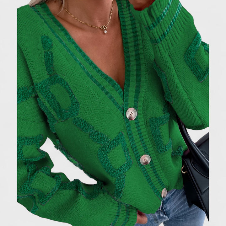 Bombay - Cardigan a blocco di colore