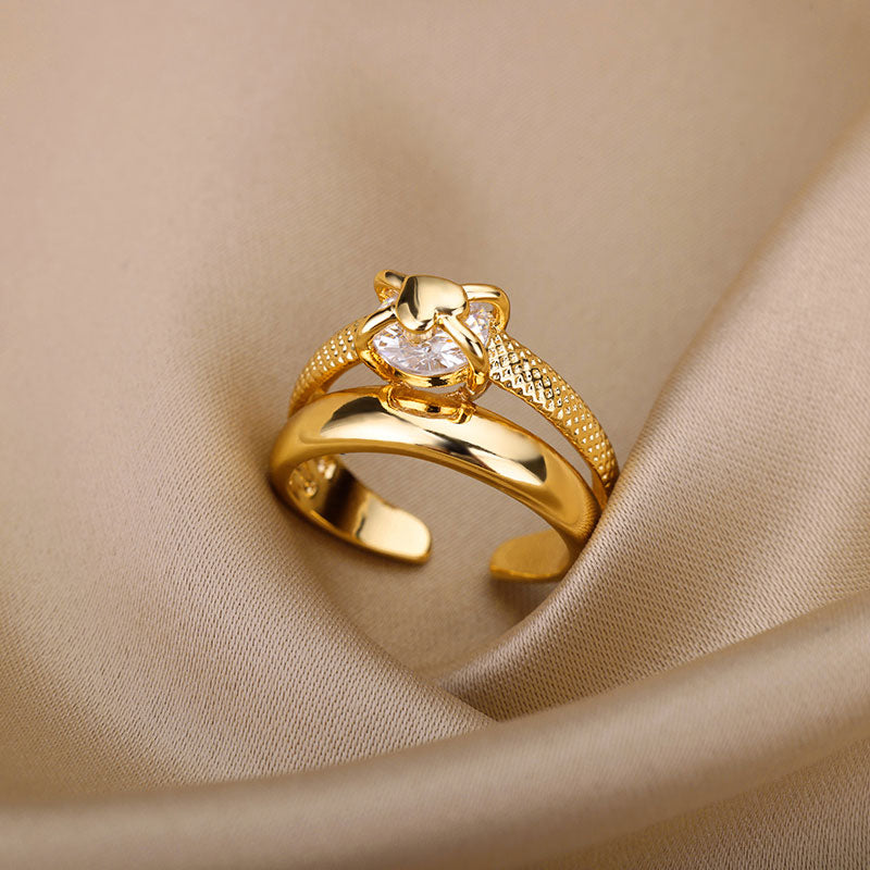Melaniquee | Anello in Oro 18K