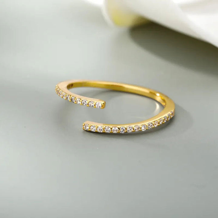 Eliandrea | Anello Classico in Zirconia Oro 18K