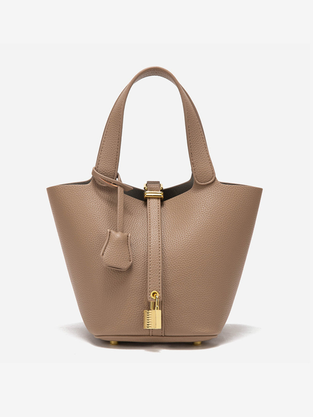 Glaiza | Borsa a Secchiello Gold-Lock Elegante
