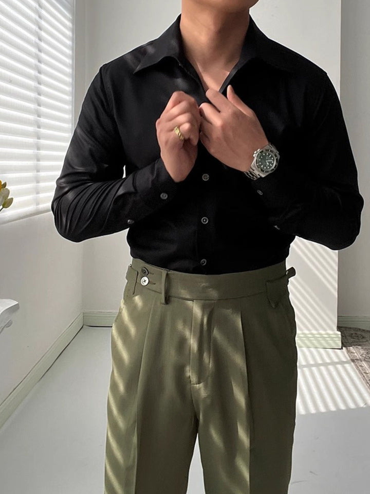 ALFIERI™|CAMICIA ELEGANTE SCOLLO A V