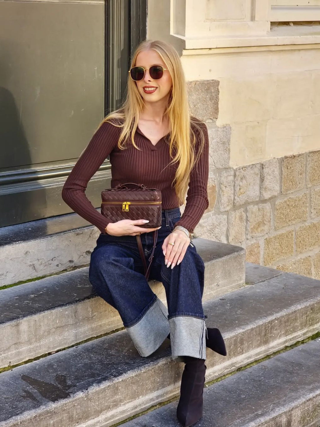 Juliette | Borsa Woven Strutturata Lucida