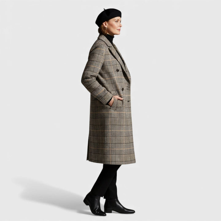 Margaret - Cappotto classico a quadri