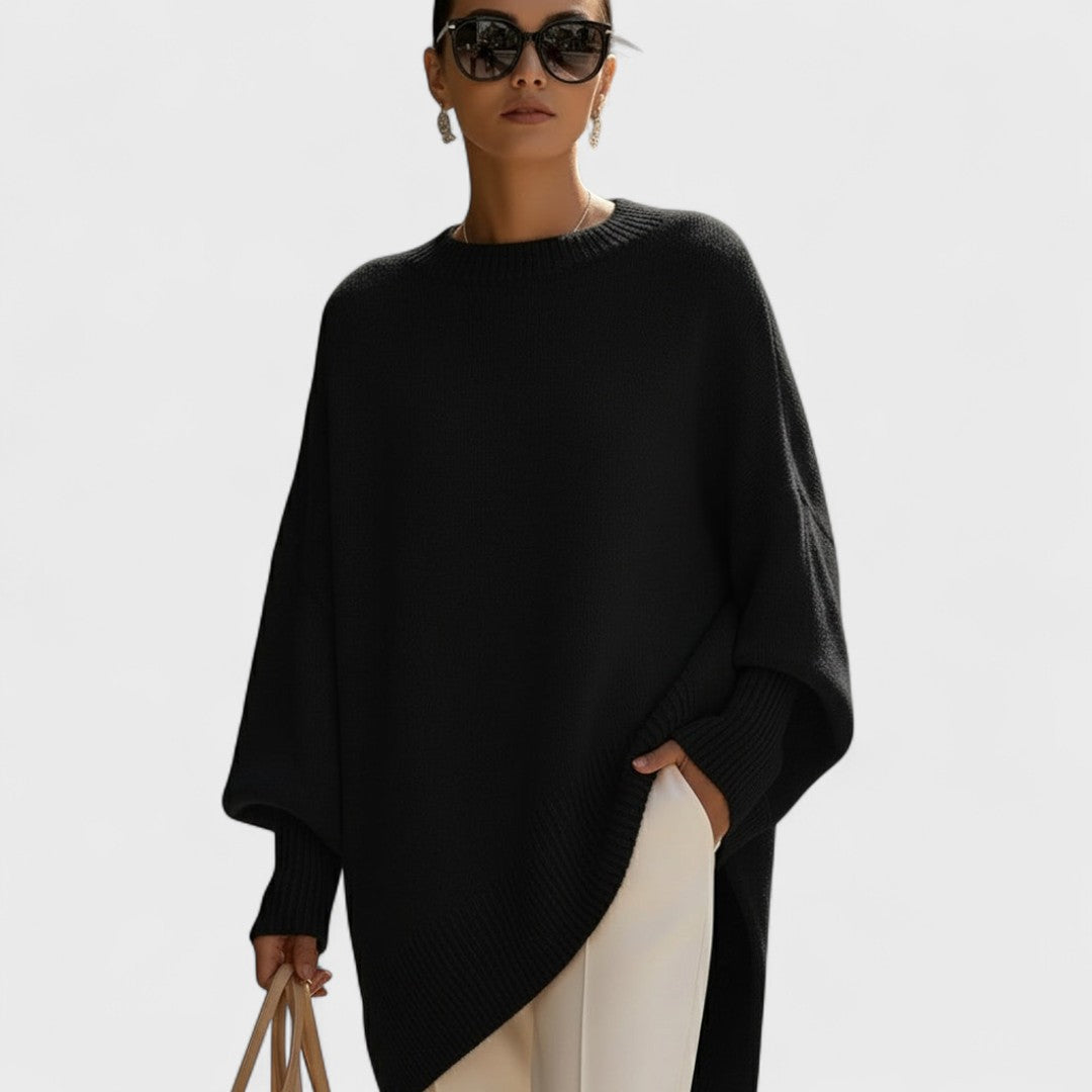 Mandy – Poncho Oversize Eleganza Semplice