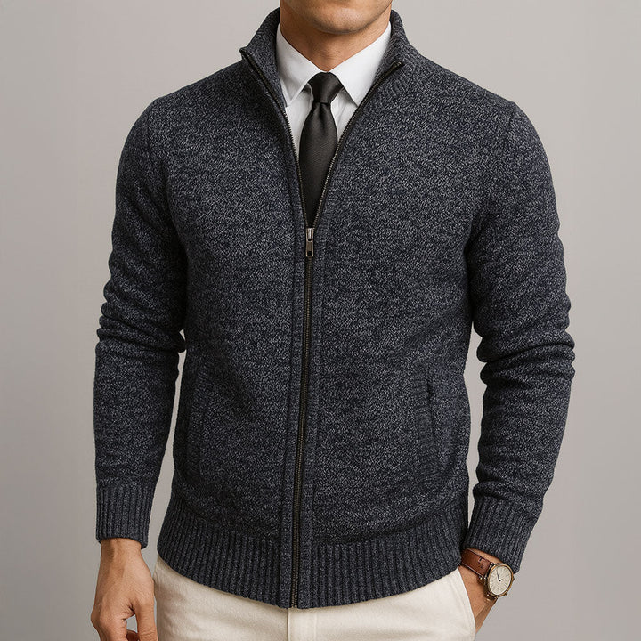 VINCENT™|CARDIGAN ZIP ELEGANTE
