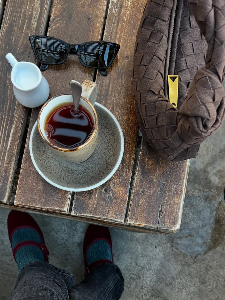 Renee | Borsa Mini in Suede Intrecciato Morbido