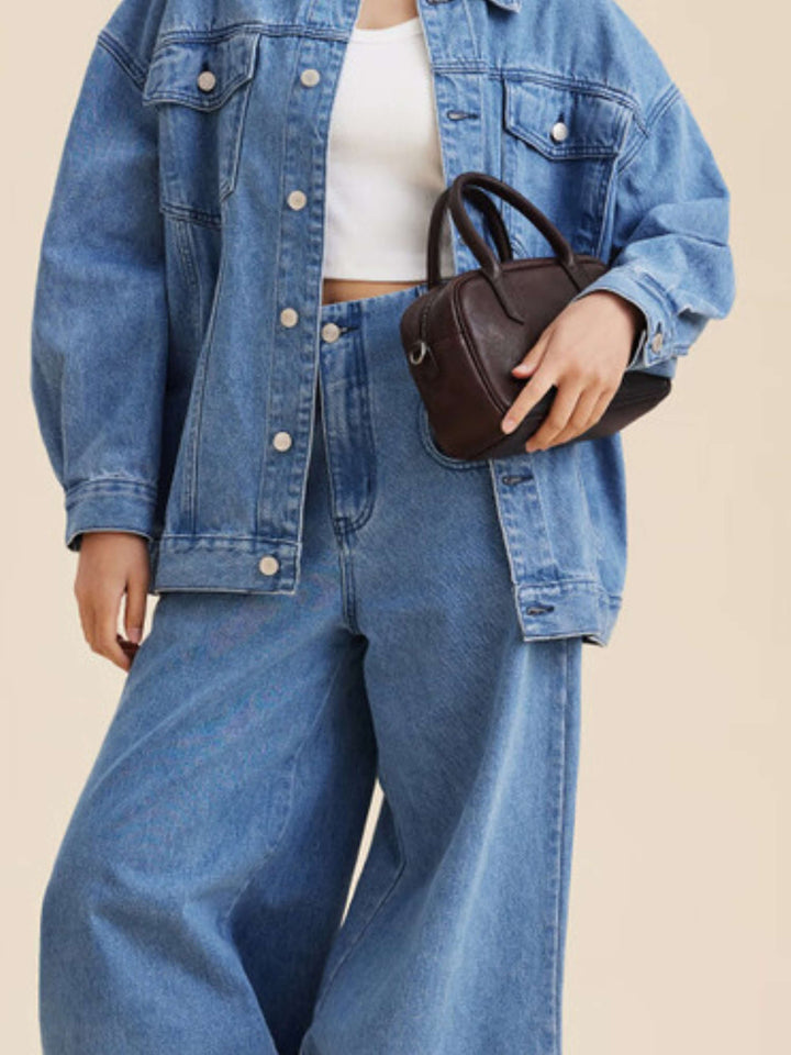 Eliza | Borsa Quadrata con Zip Lucida