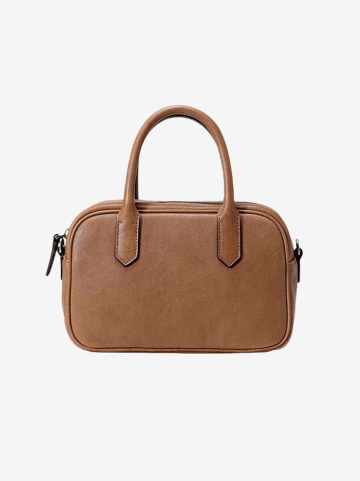 Eliza | Borsa Quadrata con Zip Lucida