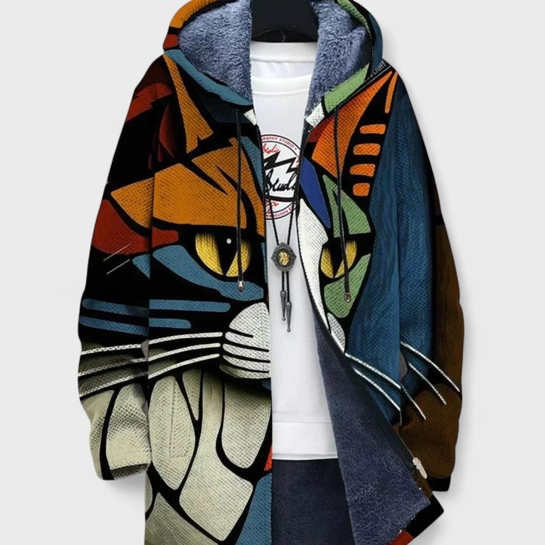 Sam - Cardigan di Lusso Ispirato all'Arte