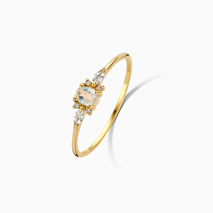 Lioravelle | Anello in Diamante Viola in Oro 18k