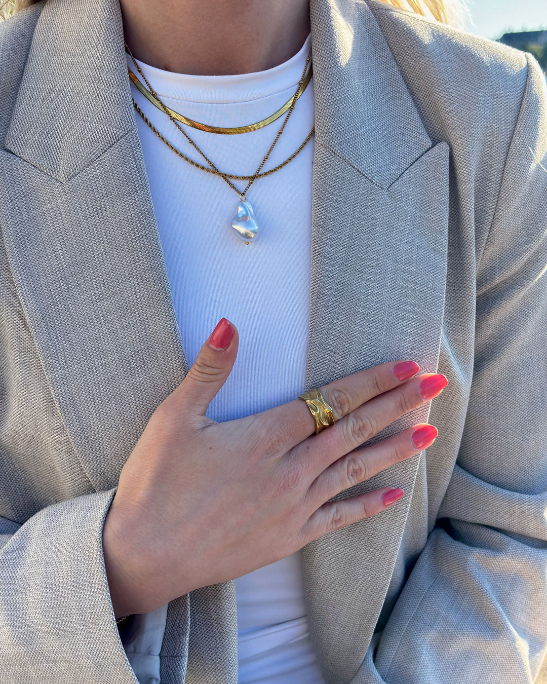 Jaylinette | Anello Grande in Oro 18K