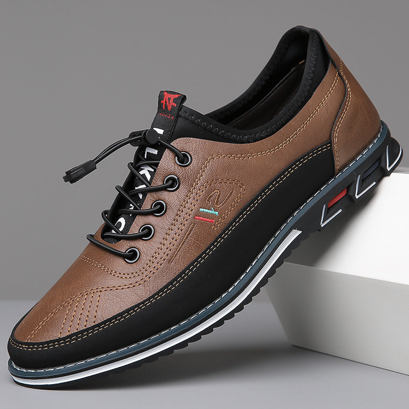 MARIO - SCARPA SPORTIVA IN PELLE CON SUOLA MODERNA