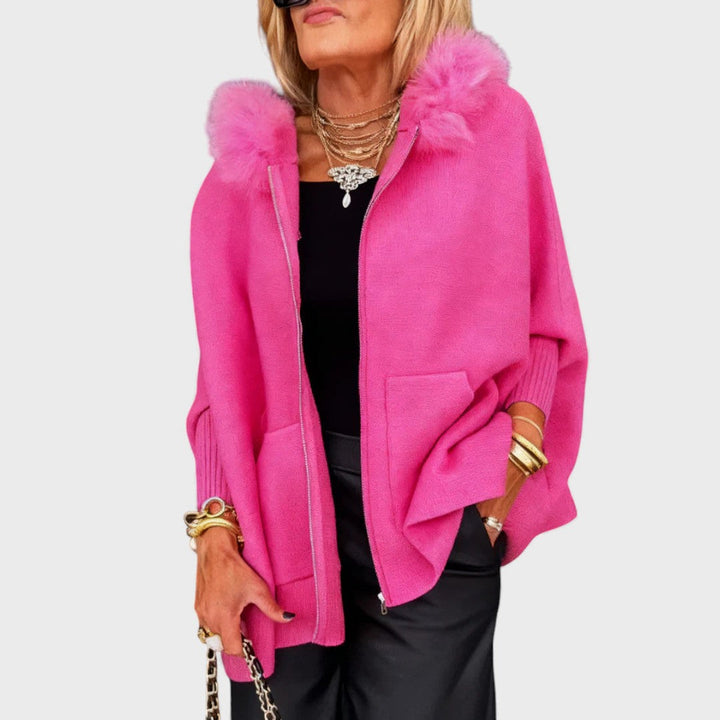 Lirya - Cardigan corto moderno e rilassato