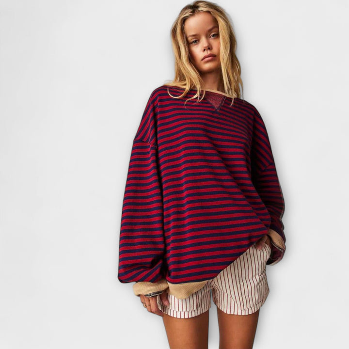 Mary - Maglione Oversize a Righe