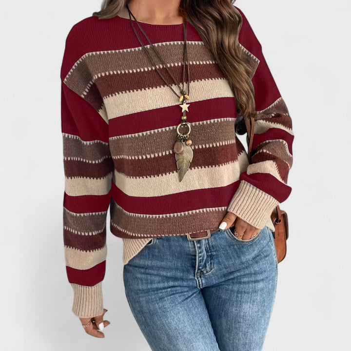 Maryanna - Maglione Casual Vintage da Donna