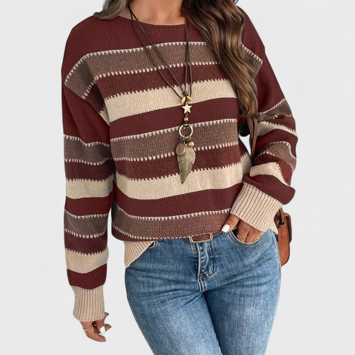 Maryanna - Maglione Casual Vintage da Donna