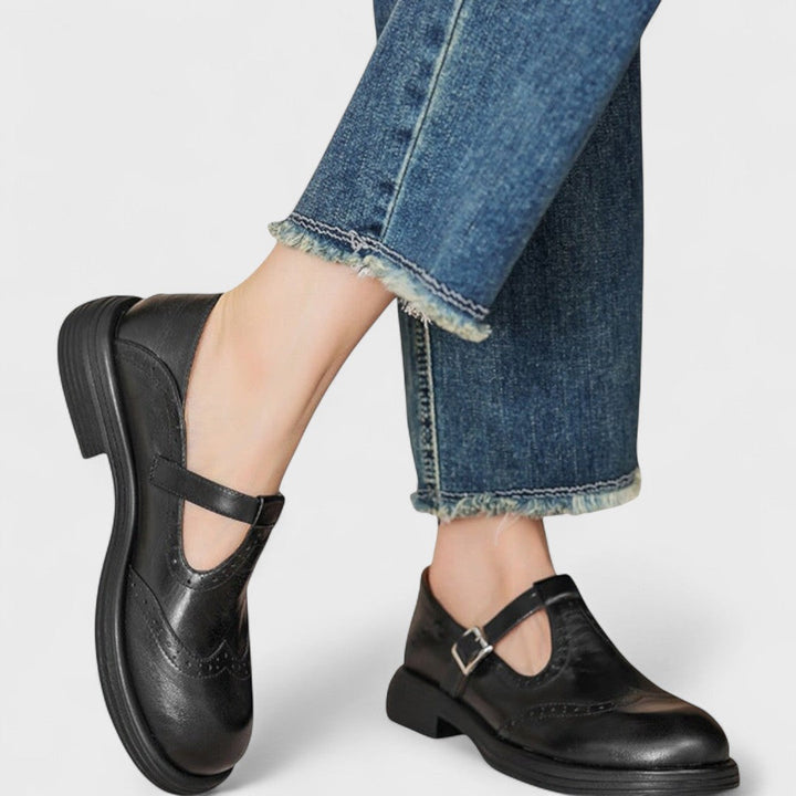 Elisa - Eleganza e Comfort Talon in Pelle